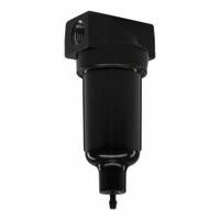 PARKER Filter: Particulate, 1/4 in NPT, 40 micron, 24 scfm, 250 psig Max Op Pressure, Metal Bowl, 14 (MPN 14F17AB). Key specifications — attr110055: 14; attr110024: Auto Pulse Drain; attr110008: PARKER.