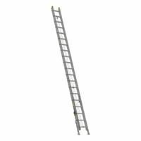 WERNER Extension Ladder: 40 ft Ladder Size, Aluminum, 250 lb Load Capacity, 101 lb Wt, 2 Sections (MPN D1340-2L). Key specifications — Color: Silver; Brand: WERNER; Included Features: Bubble Level.