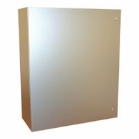 HAMMOND Electrical Enclosure: 316 Stainless Steel, 36 in x 30 in x 12 in, NEMA 12/13/3R/4/4X, Hinged (MPN EN4SD363012S16). Key specifications — Brand: HAMMOND; Closure Method: 1/4-Turn Latch; Enclosure Material: 316 Stainless Steel; Knockouts: Not Included.