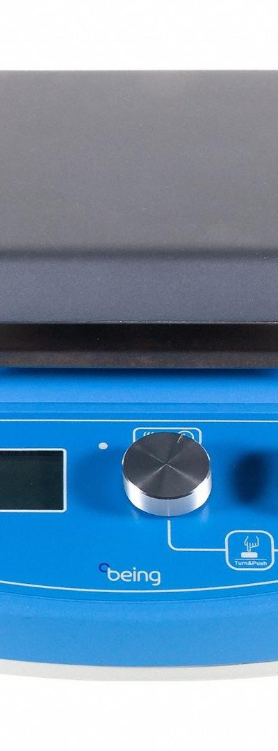 BEING SCIENTIFIC Hot Plate Stirrer: US Std Plug Type - Single-Position Hot Plate Stirrers