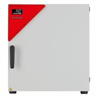 BINDER Laboratory Oven: Forced Air, 2.12 cu ft Capacity, 300°C Max Temp, 1.2 kW Watt, Programmable (MPN 9010-0296). Key specifications — Voltage: 120V; Brand: BINDER; Temperature Accuracy Tolerance: +10°C Above Ambient Temperature to +300°C; Temperature Uniformity: +/-1.4°C @ 150°C.