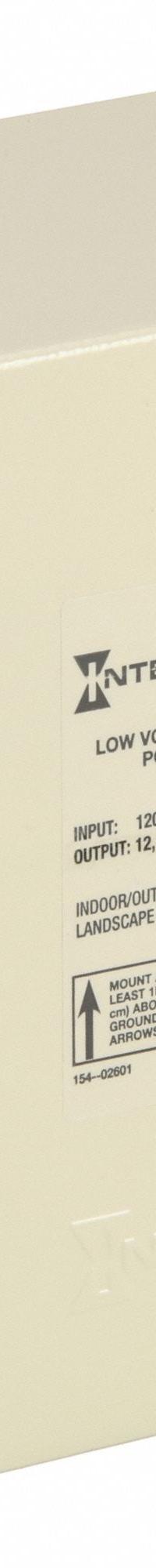 INTERMATIC Pool Light Transformer: 100 W Max Power Consumption, 120V AC, 12V AC/13V AC/14V AC, Beige (MPN PX100). Key specifications — Color: Beige; Brand: INTERMATIC; Enclosure Material: Metal; Input Voltage: 120V AC; Output Voltage: 12V AC.