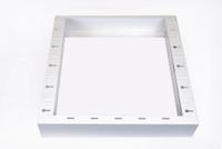 LUMINATION Surface Mount Kit: 27 3/4 in Wd, 27 3/4 in Lg, 2 in Ht (MPN B22 SMK). Key specifications — Product Type: Surface Mount Kit; Brand: LUMINATION; For Use With: LBU22 Series.