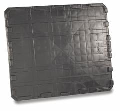 ORBIS Bulk Container Lid: 48 1/4 in x 40 1/4 in, Black, Plastic (MPN CGP4048-1). Key specifications — Brand: ORBIS; Material: Plastic; Compatible Manufacturer Model Number: GP4048-50.