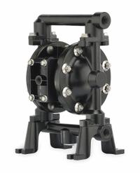 ARO Double Diaphragm Pump: Aluminum Body, 1 1/2 in, NPT Connection, 75 gpm, 115 ft Max. Head (MPN 650718-C). Key specifications — Brand: ARO; Seat Material: PVDF; Check Valve Material: Acetal.