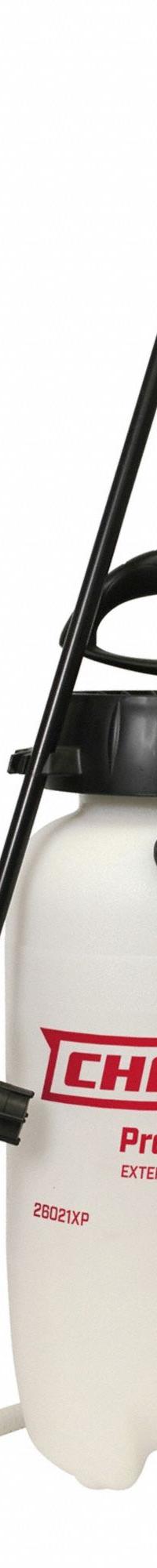 CHAPIN Handheld Sprayer: Spot, 2 gal Tank, Poly Tank, 25 ft Max Spray Distance, 60 psi, Adj Nozzle (MPN 26021XP). Key specifications — Brand: CHAPIN; Chemical Compatibility: Herbicide; Tank Material: Poly.