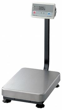 A&D WEIGHING Shipping Scale: 400 lb Wt Capacity - Imperial, 20 7/8 in Weighing Surface Dp, kg/lb/oz (MPN FG-200KAL). Key specifications — Brand: A&D WEIGHING; Readability: 0.02 lb/0.01 kg; Connection Ports: RS-232C; Weighing Surface Material: 430 Stainless Steel.