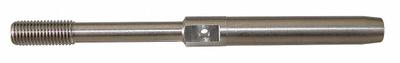 LOOS Wire Rope Locking Stud: 3/16 in Compatible Rope Dia, Right Hand, 3/4 in Thread Lg - Right-Hand Thread Locking Stud