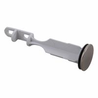 DELTA Drain Stopper: 1 3/8 in Overall Dia, Stainless Steel, Stainless, Silver, Pop Up (MPN RP5648SS). Key specifications — Material: Stainless Steel; Color: Silver; Brand: DELTA; Application: Bathroom.