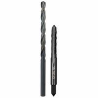 MILWAUKEE Plug Tap and Drill Bit: 2 Pc, #12-24 Tap, #16 Drill (MPN 49-57-5530). Key specifications — attr1300596: Straight Flute.