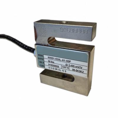 B-TEK Load Cell: 1,000 lbf Load Cell Capacity, Tension, 20 ft Cable Lg - S Beam Load Cells