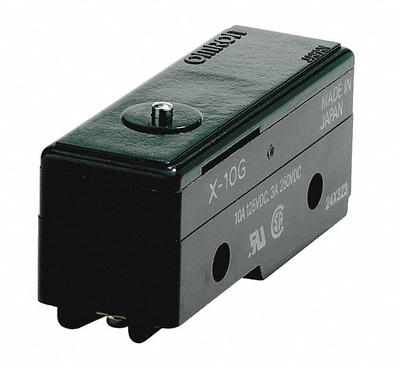 OMRON Snap Action Switch: Pin Plunger Actuator, 1NO/1NC - Plunger Snap-Action Switches
