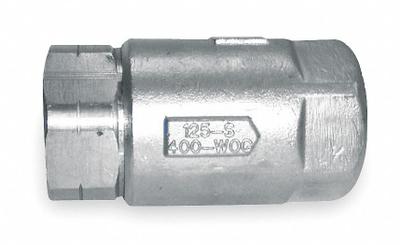 APOLLO Ball Cone Spring Check Valve: Ball, Inline Valve Body, CF8M Stainless Steel - Stainless Steel Ball Check Valves