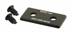 End Cap: 25 Series, Metric, 50 mm x 3 mm x 25 mm, Black, ABS, Dust Cover, Matte, Double, 2 PK (MPN 25-2025-2). Key specifications — Finish: Matte; Product Type: End Cap; Material: ABS; Includes Fasteners: Yes; Manufacturer Part Number: 25-2025-2; Cover Type: Dust Cover; Brand: 80/20; System of Measurement: Metric.