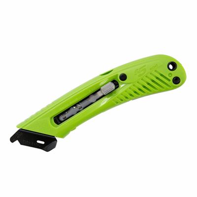 PACIFIC HANDY CUTTER, INC Safety Knife: 6 in Overall Lg, Steel Blunt Tip - Retracting Utility Knives with Blade Guide