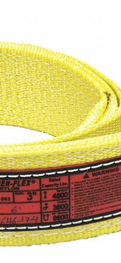 STREN-FLEX Web Sling: Type 3, Nylon, 6 ft Sling Lg, 11 in Eye Lg, 2 Plies (MPN EEF-2-903-06). Key specifications — Sling Type: Type 3; Brand: STREN-FLEX; Tag Type: Wear-Resistant Tag.