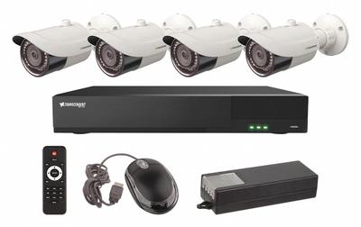 VITEK Video Surveillance Digital Systems: Bullet, 4 Cameras Included, 2.8 mm Max Focal Lg - Video Surveillance Digital Systems w/ Cameras