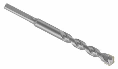 BOSCH Round Hammer Drill: 1/2 in Drill Bit Size, 4 in Max Drilling Dp - Round-Shank Masonry Drill Bits