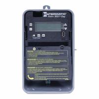 INTERMATIC Electronic Timer: 7 day, Astronomic, 120-277V AC, SPST, Digital (MPN ET2805CR). Key specifications — Body Material: Metal; Indoor/Outdoor Usage: Outdoor; Astronomic Functionality: Astronomic; Mounting Style: Surface; Brand: INTERMATIC.