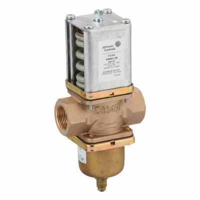 JOHNSON CONTROLS Pressure Regulating Valve: Pressure, Two-Way, 45 gpm Max. - Pressure-Actuated Water Regulating Valves