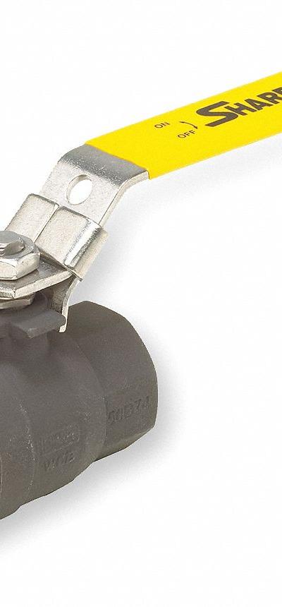 SHARPE Manual Two-Way Ball Valve: 1 in - Carbon Steel Ball Valves