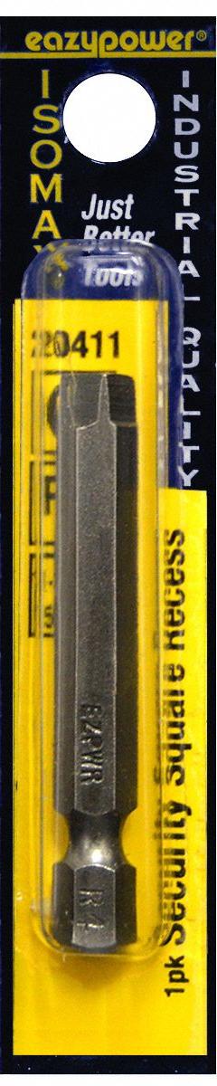 EAZYPOWER Driver Bit: Insert Bit, Metric, Security Hex Head, 5 mm Bit Industry Size, Security, Hex (MPN 81256/B). Key specifications — attr1119788: 5 mm; attr1119790: Impact Rated; attr1119791: S2 Steel; attr1119798: EAZYPOWER; attr1119795: Hex.
