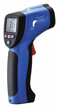 WESTWARD Infrared Thermometer: 54TZ30, Avg/Difference/Max Temp/Min Temp, Adj @ 0.10 to 1.00, -58°. Key specifications — Features: Use Laser Sighting to Measure Surface Temperatures; Testing Functions: Minimum Temperature; Standards: 21 CFR 1040.10; Resolution °F: 0.1°F; Manufacturer Part Number: 54TZ30; Body Style - NEW: Full Size; Accuracy °F: ±1.5% of Reading or ±3.6° Whichever is Greater (-4.0° to 392.0°); ±2.0% of Reading or ±3.6° Whichever is Greater (392.0° to 1,000.0°).