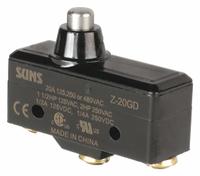 APPROVED VENDOR Snap Action Switch: Plunger Actuator, 1NO/1NC, Screw (MPN 5JEE9). Key specifications — AC Contact Rating: 20 A @ 480 V; Electrical Connection: Screw; Brand: APPROVED VENDOR.