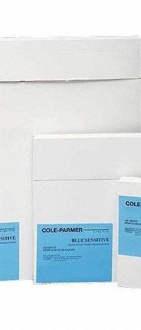Autoradiography Film: 7 in Overall Lg, 5 in Overall Wd (MPN 2170001). Key specifications — Product Type: Blue-Sensitive Autoradiography Film; Brand: COLE-PARMER.