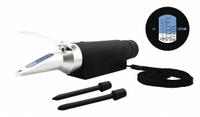 LAXCO, INC Refractometer: Refractive Index/Serum Protein/Specific Gravity (Urine), +/-0.0003, Auto (MPN RLC-200ATC). Key specifications — Brand: LAXCO, INC; Accuracy: +/-0.0003; Automatic Temperature Compensation Included: Automatic; Resolution: 0.001 SG; Test Parameters: Serum Protein.
