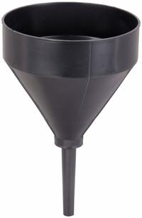 FUNNEL KING Drum Funnel: No Lid, Black, No Flame Arrester, 7 1/2 in x 12 in, 5/8 in Spout Dia (MPN 32301). Key specifications — Brand: FUNNEL KING; Funnel Material: Polyethylene; For Use With: Swivel Spout with Screen; Color: Black; Lid Type: No Lid; Flame Arrester Ht: No Flame Arrester; Lid Type (sublevel): No Lid.