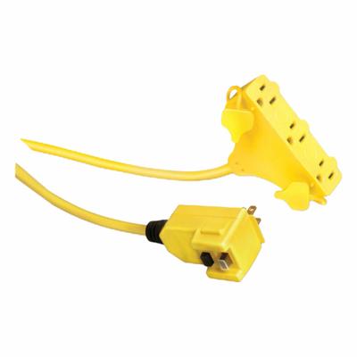 SOUTHWIRE GFCI: Manual Reset, 50 ft Lg, 12/3, 5-15P Plug, 15 A Current - Plug-In GFCI Cords