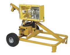 BULLDOG Temporary Job Site Light: 110,000 lm Max Brightness, Metal Halide, 1, 1 Brightness Levels (MPN P11000W). Key specifications — Frame Color: Yellow; Lighting Technology: Metal Halide; Operating Voltage: 120V AC; Brand: BULLDOG; No. of Brightness Levels: 1.