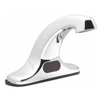 ZURN Bathroom Sensor Faucet: AquaSense®, Brass, Polished Chrome Finish, Centerset, Battery, Aerated (MPN Z6915-XL). Key specifications — Brand: ZURN; Includes: In-Line Filter; Series: AquaSense®.