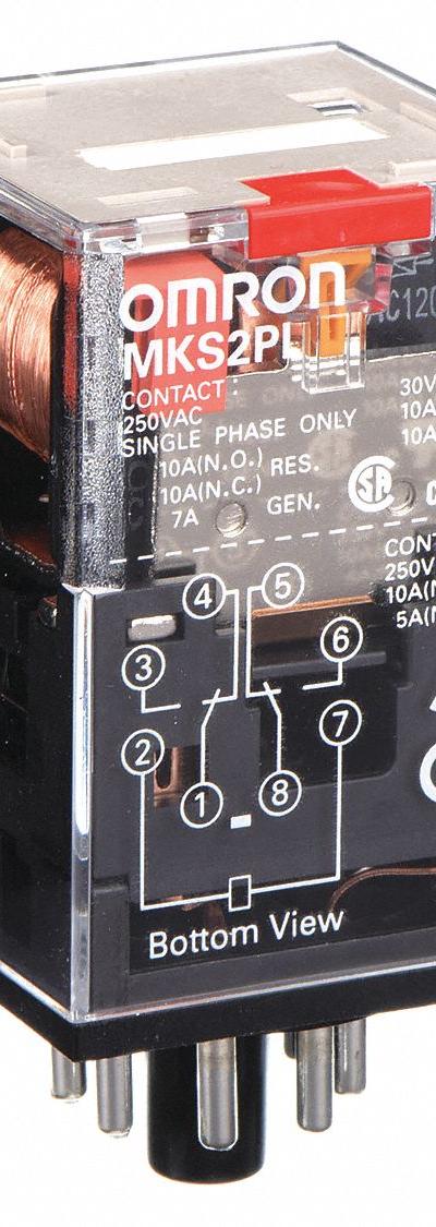 OMRON General Purpose Relay: Socket Mounted - Socket-Mounted Relays
