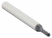 OSG Ball End Mill: Carbide, TiAlN Coated, 4 Flute, 1/16" Mill Dia, 3/16" LOC, 1-1/2" OAL (MPN HP441-0625-BN)