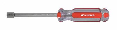 WESTWARD Solid Round Shank Nut Driver: Straight, SAE, Without Magnetized Tip, Std - Standard Nut Drivers