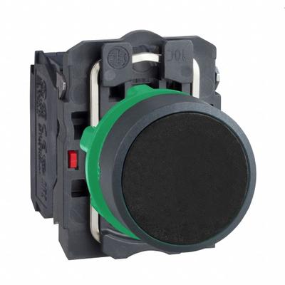 SCHNEIDER Flush Push Button Operator: Non-Illuminated, Flush Profile, Non-Metallic - Flush-Mount Push Buttons