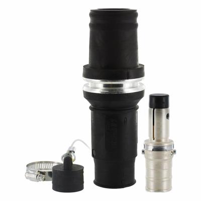 LEVITON Single Pole Inline: Male, Black, 1000V AC, 898 A, Crimp Tube Termination - Plugs with Crimp Tube Terminations