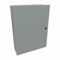 HAMMOND Junction Box: Steel, 24 in x 18 in x 6 in, NEMA 1, Solid Cover, Hinged, Included, Painted (MPN CHKO24186). Key specifications — Brand: HAMMOND; Closure Method: 1/4-Turn Latch; Knockouts: Included.
