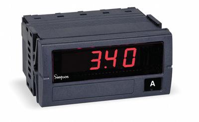 SIMPSON ELECTRIC Digital Panel Meter: 199.9 Display Span - Max, 120 V AC - Multi-Function Digital Panel Meters