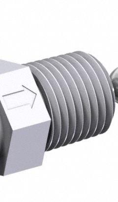 JACO Check Valves: Ball, Inline Valve Body, PVDF, 1/8 in Pipe Size, MNPT x MNPT, Horizontal, 5 PK (MPN CV-2-K). Key specifications — Ball Material: 316 Stainless Steel; Brand: JACO; Seat Material: 316 Stainless Steel.