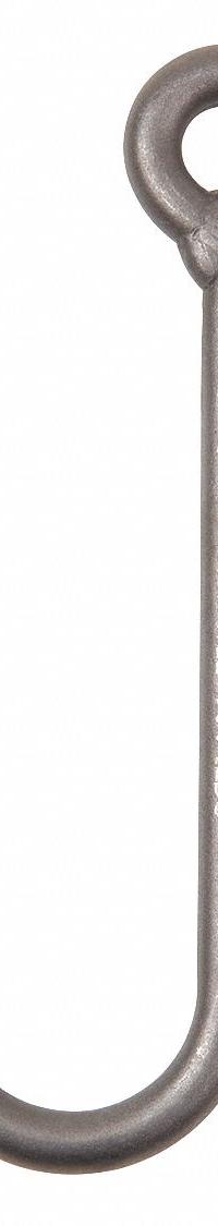 PEERLESS J-Hook: 1,500 lb Working Load Limit, 80 Hook Grade, Alloy Steel, 7/8 in Material Thick (MPN JBA088). Key specifications — Color: Silver; Brand: PEERLESS; Visual Indicator Markings: None.