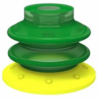 PIAB Vacuum Pad Assembly: G3/8 in, 53.01 mm Pad Dia, Polyurethane, Yellow, 55.12 mm Pad Ht, 30A (MPN BX52P.4K.05AD.F). Key specifications — attr1019194: BX52P.4K.05AD.F; attr1019196: PIAB; attr1019197: 30A.