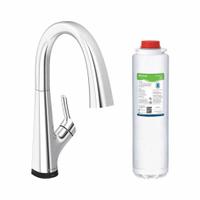 ELKAY Faucet: Brass, Single-Post, Deck, 1 Mounting Holes, 1.5 gpm Flow Rate, Chrome, 1 Handles, NPSM (MPN LKAV7051FCR). Key specifications — Brand: ELKAY.
