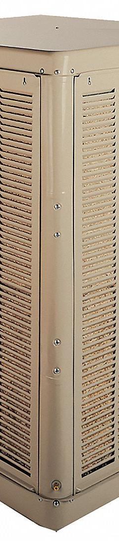 CHAMPION Ducted Evaporative Cooler: 4,000 sq ft, 2 in Pad Thick, 3/4 hp HP (MPN 7K589). Key specifications — Brand: CHAMPION; Evaporative Cooler Voltage: 115/208-230V AC; Drive Package Installation: Assembly Required; Includes Drive Package: Drive Package Included.