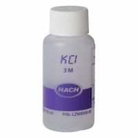 HACH Electrolyte Solution: 50 mL Volume, Liquid, 3 M, Bottle, Solution, LZW9509.99, 1. Key specifications — Brand: HACH; Chemical Family Type: Solution; Concentration: 3 M; Container Type: Bottle; Form: Liquid; Manufacturer Part Number: LZW9509.99; Product Type: Electrolyte Solution.