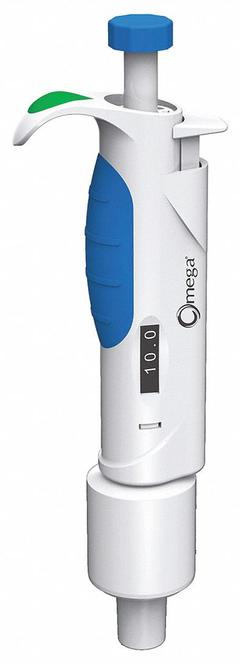 COLE PARMER Single-Channel Pipettor: 1 Channels, 10,000 ul Capacity - Max, 100 ul Volume Increments (MPN 24501-10). Key specifications — Color: Blue; Brand: COLE PARMER; Pipetter Type: Manual Adjustable Volume; Autoclavable: Autoclavable; Product Type: Single-Channel Pipettor.