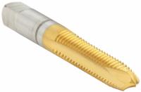 WIDIA GTD Spiral Point Tap: 3/8"-16 UNC, H5 / 6H, 3 Flute, Plug Chamfer, TiN Coated High Speed Steel (MPN 19801). Key specifications — attr1299616: H5 / 6H.