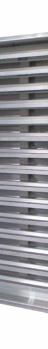 Wind Driven louver: Hat Channel, Flush Mount, 59 1/2 in H, 59 1/2 in W, Aluminum, 37° Blade Angle (MPN DCFL-D-4 6060). Key specifications — Brand: S&P AIR CONTROL; Maximum Air Velocity: 1250 fpm.